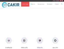 Tablet Screenshot of cakir-fishing.com